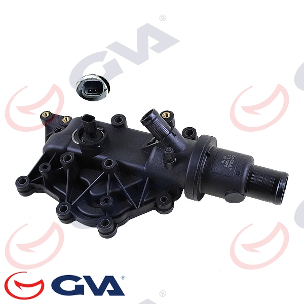 GVA 5111322 Termostat 89c Komple / 2 Fiş Müşürlü Megane Ii-Iii-Fluence-Laguna Ii-Iii-Clio Iii 1.6-1.4 16v