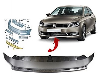 GKL 290238 Tampon Spoyleri Ön Passat 2011-2015