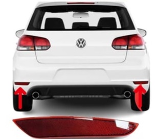 GKL 292040 Reflektör Arka Tampon Sag Golf6 2009-2011