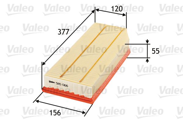 VALEO 585066 Hava Filtresi Mercedes Om611 W203 S203 Cl203 C209 W210 S210 W163 W461 W463