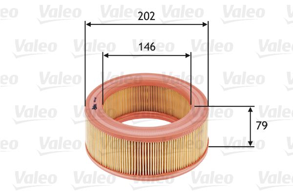 VALEO 585642 Hava Filtresi Renault R 4 1.1 Gtl
