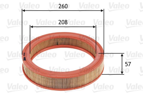 VALEO 585686 Hava Filtresi Favorit-Felicia-Forman-Taunus 1.3 - 1.6 - 2.0