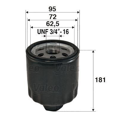 VALEO 586056 Yağ Filtresi T4 Aaf-Acu-Aen-Aeu 90-03 - Lt28-35 - Lt40-55 82-96 - Volvo 740-940-960