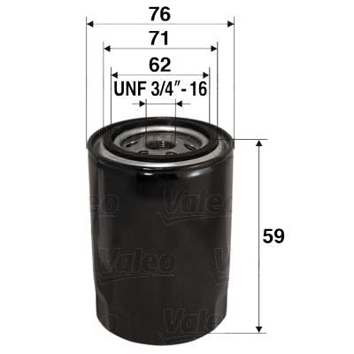VALEO 586065 Yağ Filtresi Renault R 5 I 1.1-R 4 1.1 Gtl