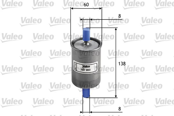 VALEO 587003 Yakit Filtresi Benzin Volkswagen Polo Iii 1.4