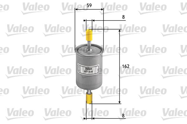 VALEO 587028 Yakit Filtresi Benzin Daewoo Matiz 0.8
