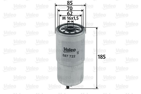 VALEO 587722 Yakit Filtresi Mazot Rover 75-Tourer 2.0 Cdt