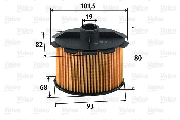 VALEO 587905 Yakit Filtresi Partner-P206-P306 Berlin-Jumpy- Xsara-Scudo-Corolla 00-02 1.9d 98> Dw8