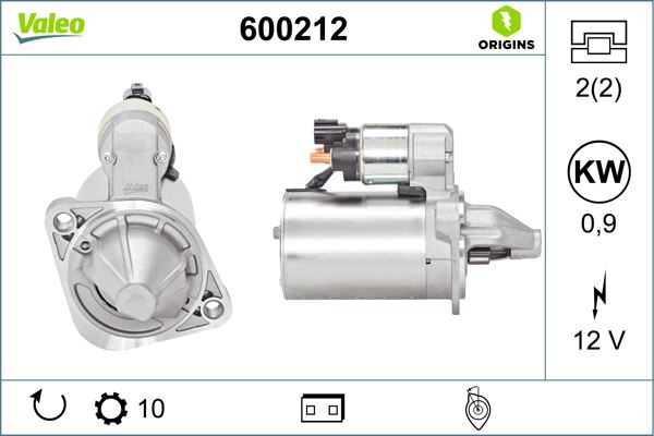 ERA 220537 Marş Motoru Hyundai İ20 1.4l G4fa 08-15 / İ30 1.6l G4fc 07-11 / Elantra 1.6l G4fg 11-15 / Kia Carens 1.6l G4fc 09-13 / Ceed 1.6l G4fc 07-12 1.4l G4fa 10-18 / Cerato 1.6l G4fc 07-13 12v 0.9kw 10 Diş