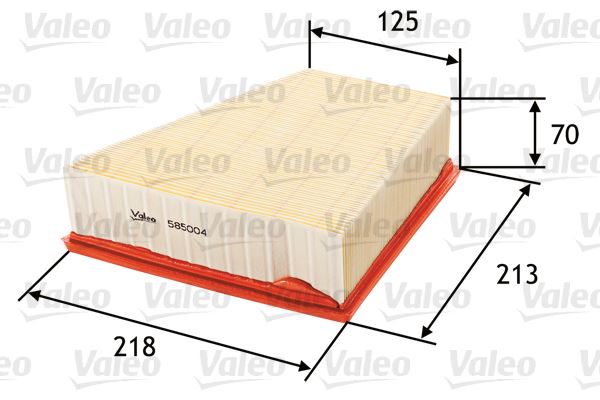 VALEO 585004 0986tf0078 Hava Filtresi Cordoba 02-09 -Polo 01>Ibiza Iv 02-09 -Fabia 00-08 1.4-1.8-1.9tdi
