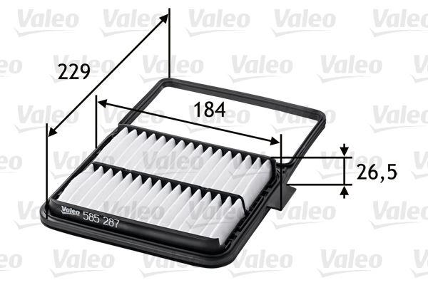 VALEO 585287 Hava Filtresi Toyota Prius Liftback 1.5i