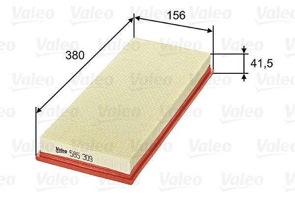 VALEO 585309 Hava Filtresi Jaguar X-Type I Ajv6 X400