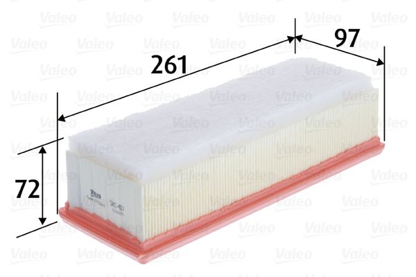 VALEO 585417 Hava Filtresi Dacia Duster 10> Logan 05> Sandero 08> 1.5 Dci