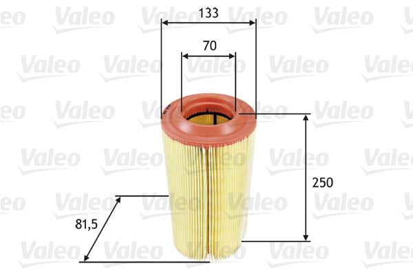 VALEO 585649 Hava Filtresi Mercedes M271 W203 S203 Cl203 W204 S204 C209 W211 W212 R171