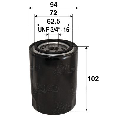UFI-23.425.00 Yag Filtresi  (Volkswagen  Polo 1.9d-Sdi-Caddy 1.9d)