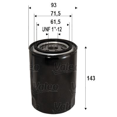 VALEO 586105 Yağ Filtresi Porsche 911 3.2 Sc Carrera