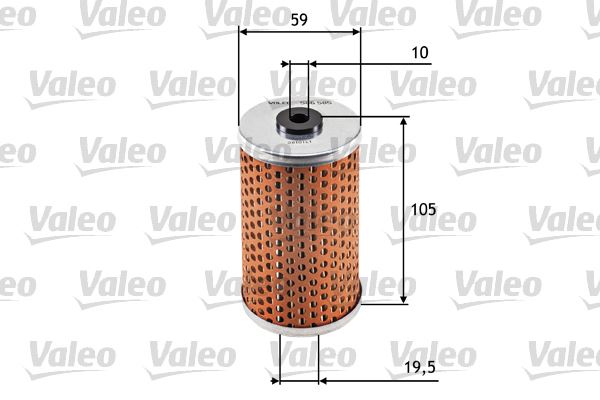 VALEO 586585 Yag Filtresi Mercedes M102 W201 W123 S123 C123 W460 W461 W463 B601 B602