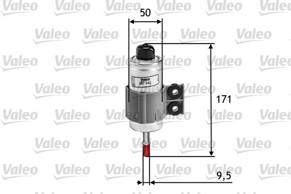 VAL-587043 Yakit Filtresi (Benzin) ( Honda   Accord Vii 1.8 I )