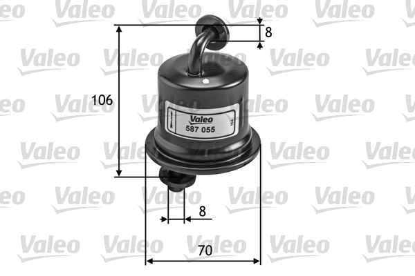 VALEO 587055 Yakit Filtresi Benzin Suzuki Swift/Sx4