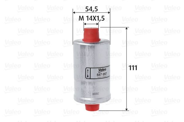 VALEO 587057 Yakit Filtresi Benzin Lada 110