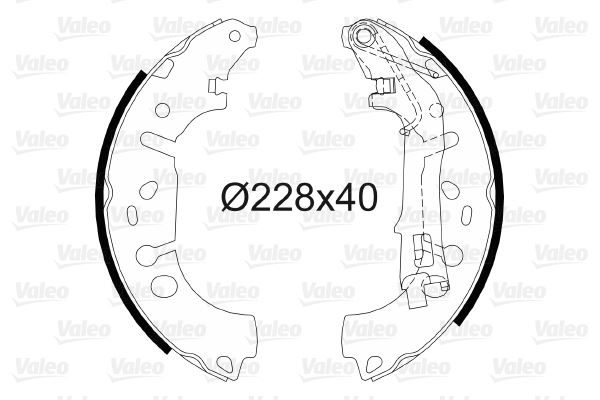DELPHI LS2213 Arka Pabuç Balata Fiat Fiorino 09> Grande Punto 05>13 Linea 07> Punto Evo 09>12 Punto 12> Citro N N Emo 09> Peugeot Bipper 08> Opel Corsa D 09>14 Corsa E 14> Adam 12> 228x42