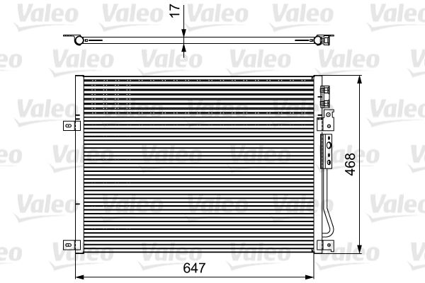 VALEO 814086 Klima Radyatörü Kondanser Jeep Grand Cherokee 05>10 3.0 Crd