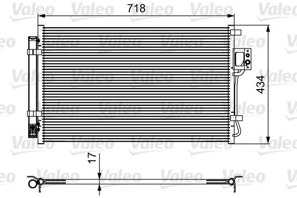 VAL-814100 Kondenser Santa Fe