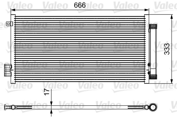 VALEO 814111 Klima Kondanser Radyatörü Fiat Egea 16> 500l 12> 0.9t 1.3d Mtj 1.4 1.6d Mtj 1.6 Al-Pl-Brz