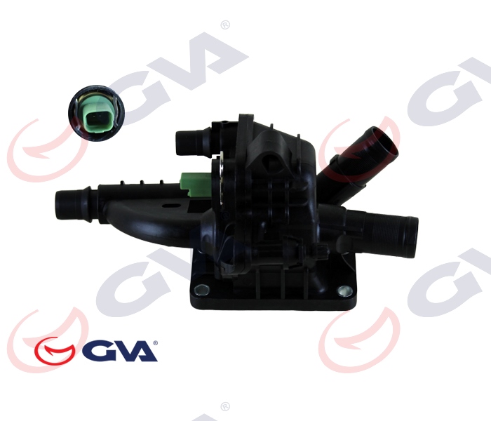 GVA 5143225 Termostat Komple 83c P207-P208-P301-P308-P508-Partner-Berlingo-C3-C4-C5-Ds3-C-Elysee Fiat Scudo 08> 1.6hdi 1.6d Mjet
