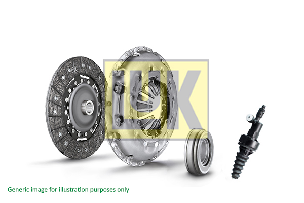 LUK 620344521 Debriyaj Seti Baski Balata Rulman Debriyaj Merkezi Fiat Grande Punto Evo Linea Fiorino Doblo 1.4 05> Panda 12> 1.2 Alfa Romeo Mito 09> 1.4