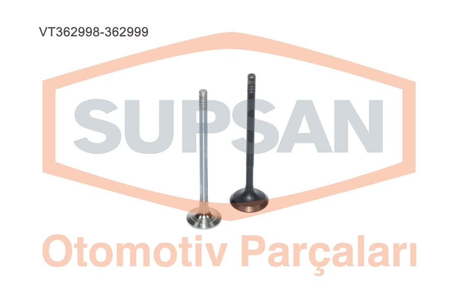 SUPSAN VT362998-362999 Subap Emme Egzoz Renault Captur 13> Clio Iv 12> Symbol Iii 14> 0.9tce 12 Supap 3 Silindir