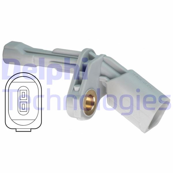 DELPHI SS20571 Arka Abs Hiz Sensörü Sağ Q3-Beetle-Eos-Golf-Jetta-Passat-Scirocco-Sharan-Tiguan-Touran 03/2006 >
