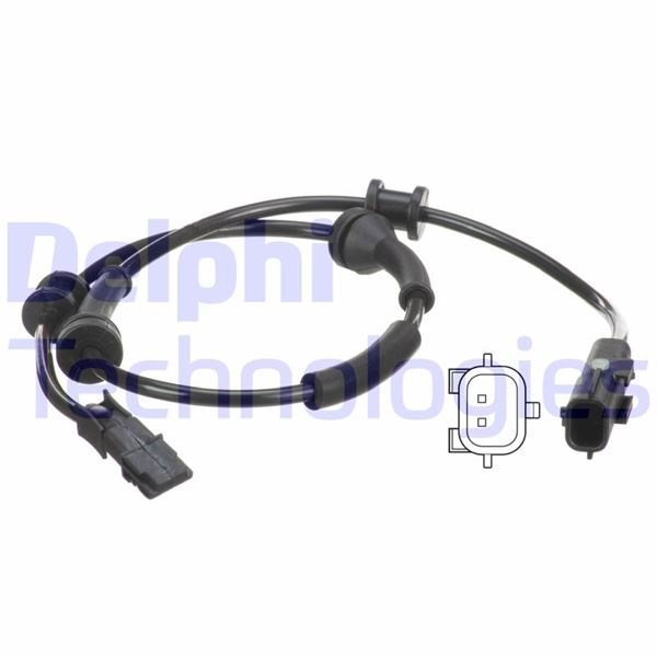 DELPHI SS20604 Abs Hiz Sensörü Laguna 10/2007 > 12/2015