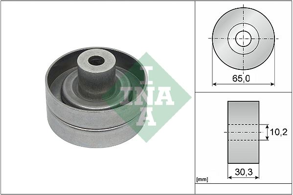INA 532091010 V Kayiş Gergi Rulmani Ford Transit-Ranger 11> 2.2 Tdci Düz Rulman
