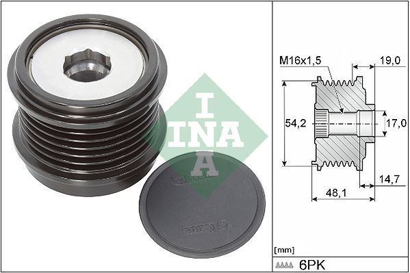 INA 535031010 Alternatör Rulmani Ecosport 1.5 17> Focus Iv 18> 1.5 Ecoblue Connect 17> 1.5 Ecoblue Transit V363-V362 17> 2.0 Ecolbue Puma 19> 1.5 Ecbolue
