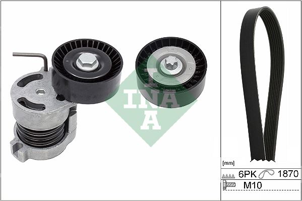 INA 529004410 Kanalli Kayis Seti Bmw E81 E82 E87 E88 E46 E90 E91 E92 E93 E60 E84 E83 E85 Kutuklu