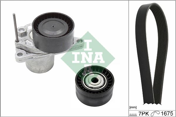 INA 529024710 Kanalli Kayis Seti Mercedes Om622 Om626 W205 W447 . Renault R9m 1.6 Dci Megane Scenic Talisman Trafic Kutuklu