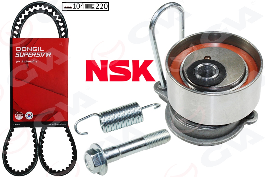 GVA 59T9221DO Triger Kayiş Seti Eksantrik Seti Honda Civic 1.4l D14z6 1.6l D16v1 D16w7 Vtec Ep Es Eu 01-05 1 Kayiş 1 Rulman 1 Yay