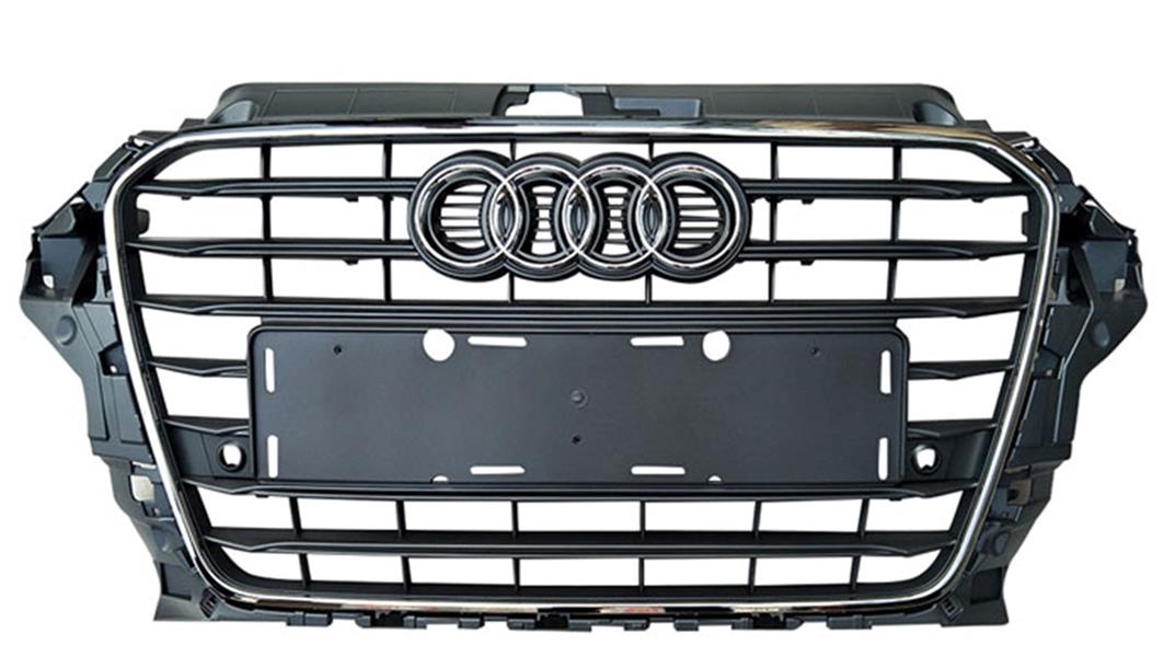 PRO-A 290921 On Panjur Krom Cerceve Koyu Gri-Armasiz-A3 Sedan 2013-2017