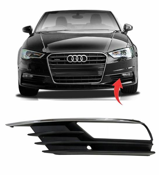 VW 8V5807681A9B9 Sis Far Kapagi Sol Sis Far Delikli A3