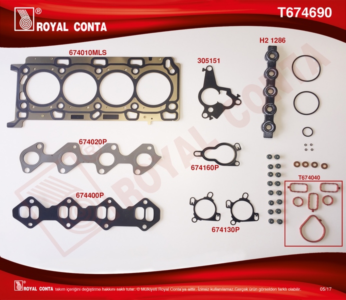 AVORTEX 7410S Üst Takim Conta Skc Li Subap Lastikli Master Iii 2.3 Dci 11 > Movano 2.3 Cdti 10 > M9t