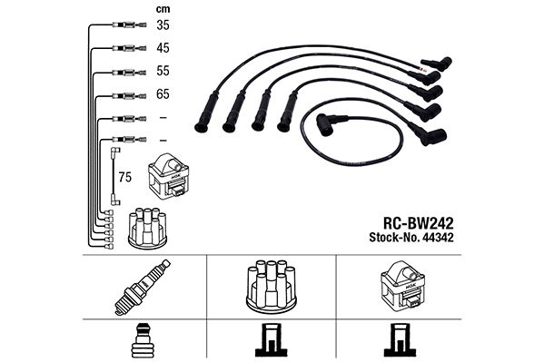 NGK 44342 Rc-Bw242 Kablo