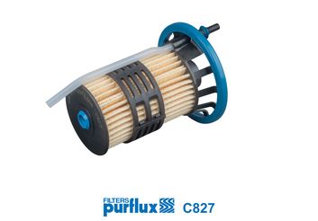 PURFLUX C827 Yakit Filtresi Doblo-Egea-Combo D 1.3-1.6-2.0 Mjtd 16v-500 1.3 16v Mjtd 2012 >