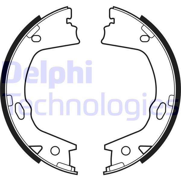 DELPHI LS2153 Arka Fren Pabucu Grandeur-Optima-Korando 06/2010 >