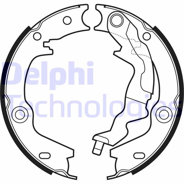 DELPHI LS2161 Arka Fren Pabucu Cerato 01/2009 > 08/2011