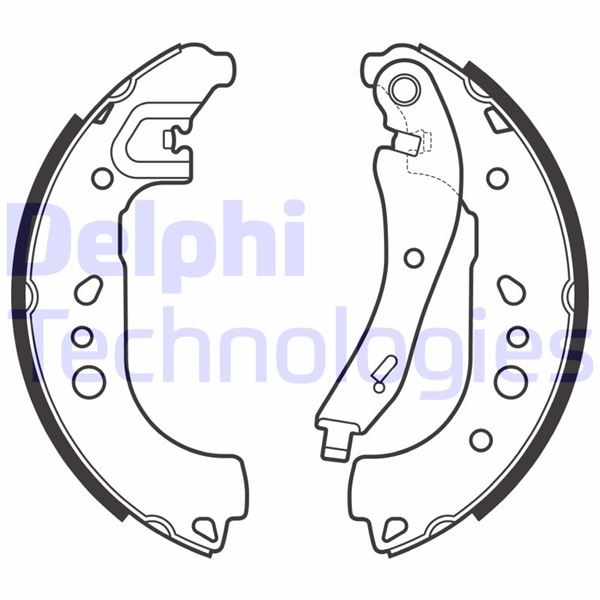 DEL-LS2149 Arka Kampana Balata 228×42 (Vw Polo 18-  Audi A1 18-  Seat Ibiza 18-)