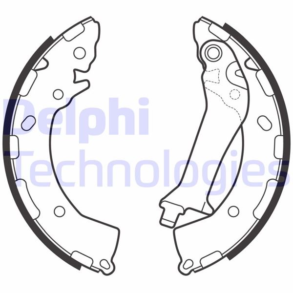 DELPHI LS2150 Arka Fren Pabucu Rio 01/2017 >