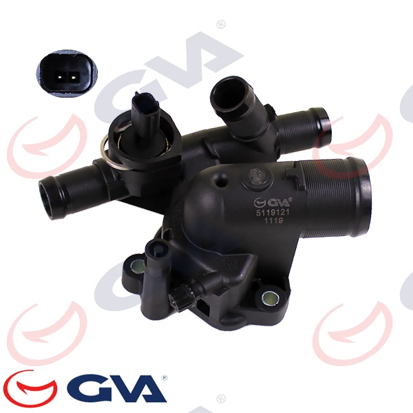 GVA 5119121 Termostat 83 C Renault Trafic Ii 06> Opel Vivaro A 06> 1.9dci 2.0dci 2.5 Dci