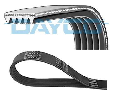 DAYCO 5PK868EE Kanalli Kayiş Focus Cmax 1.6-Ti 03-07 -Cmax 1.6 07 > Focus 1.4-1.6-Ti 04 > Volvo S40 1.6 C30 05-12