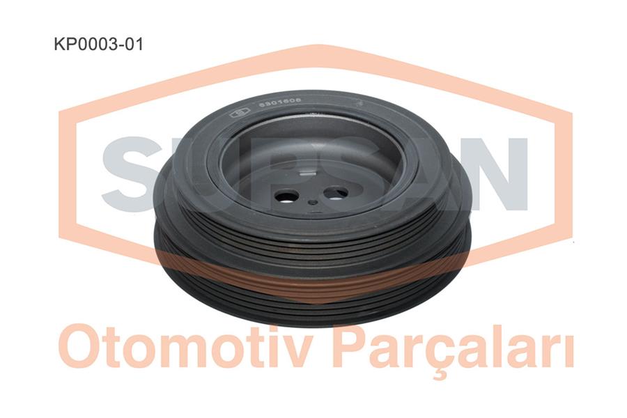 SUPSAN KP0003-01 Krank Kasnaği Ford Transit-Peugeot Boxer-Jumper-Ducato 06> Önden Çeker 2.2 Tdci 6pk-4pk 4